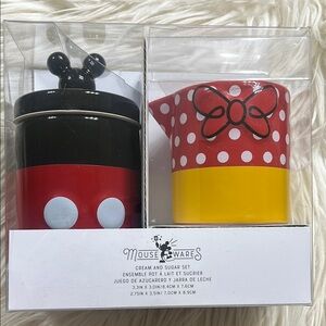 Red and Black Disney Food Storage Canisters